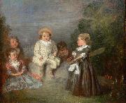 Jean antoine Watteau, Happy Age. Golden Age